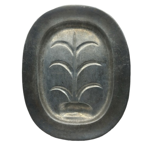 VTG Wilton Armetale Pewter Modern Mid Century Footed Platter Tray Pineapple 14" - Picture 2 of 9